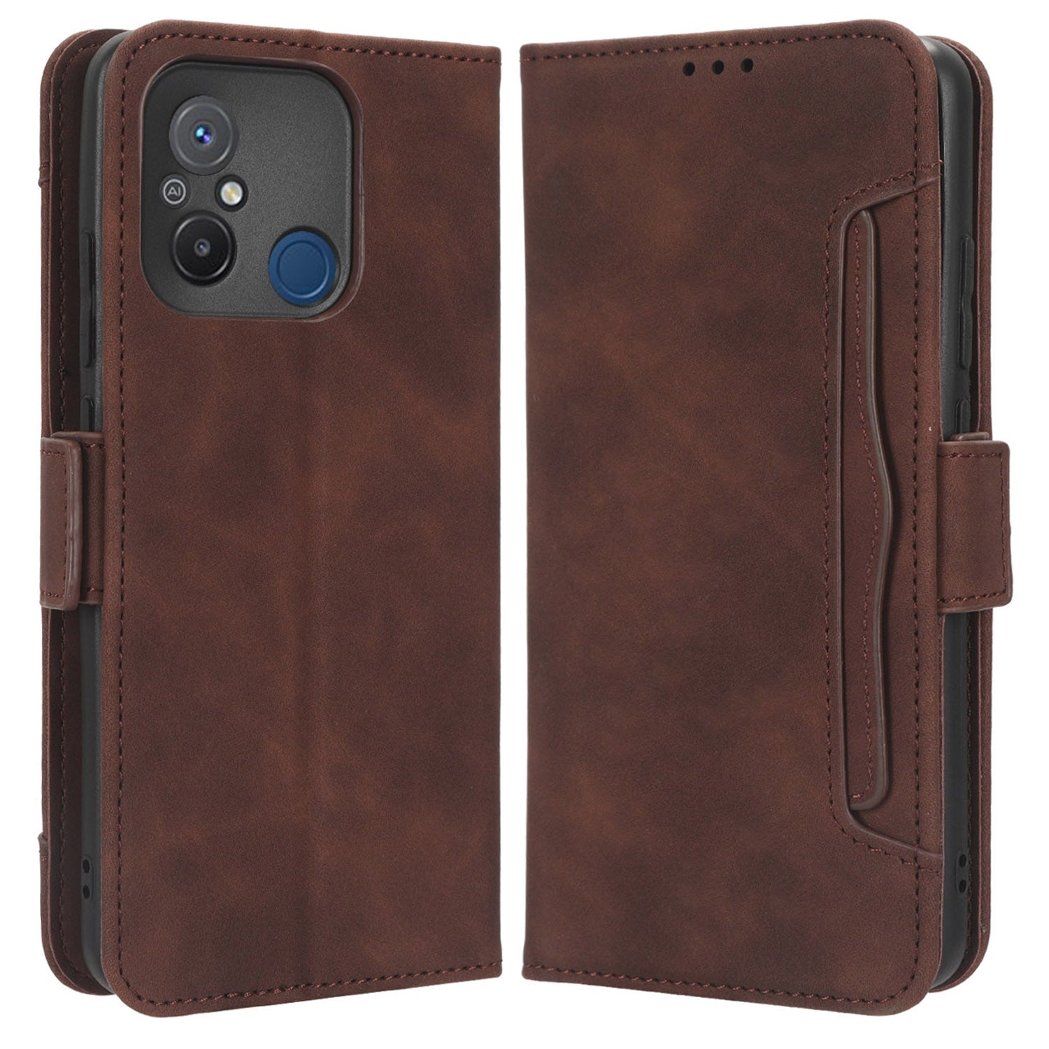 For Xiaomi Redmi 12C 4G 11A 4G Poco C55 4G Multiple Card Slots Phone Leather Cover Stand Wallet Protective Phone Case For Xiaomi Redmi 12C 4G 11A 4G Poco C55 4G Multiple Card Slots Phone Leather Cover Stand Wallet Protective Phone Case